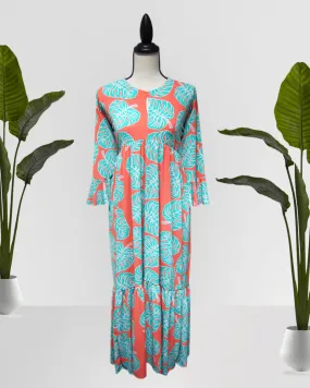 AMELIA POMELO MIDI DRESS