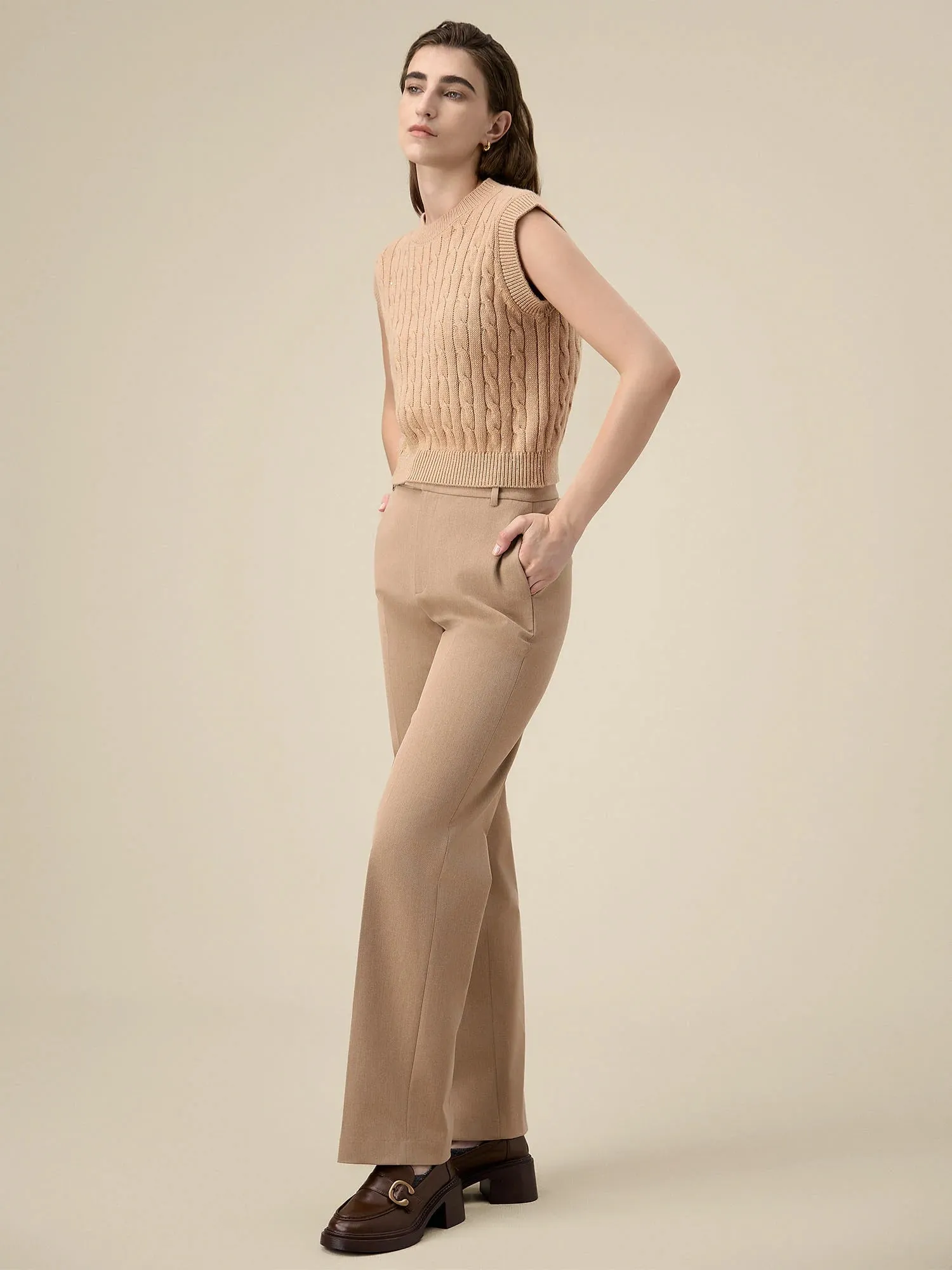 Amoretu Women's Classic Straight Pants