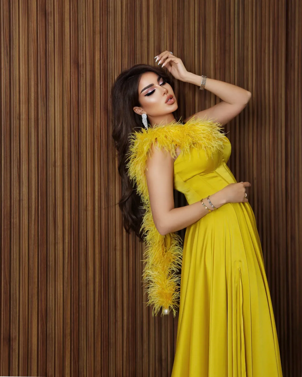 Ayla Feathers Dress