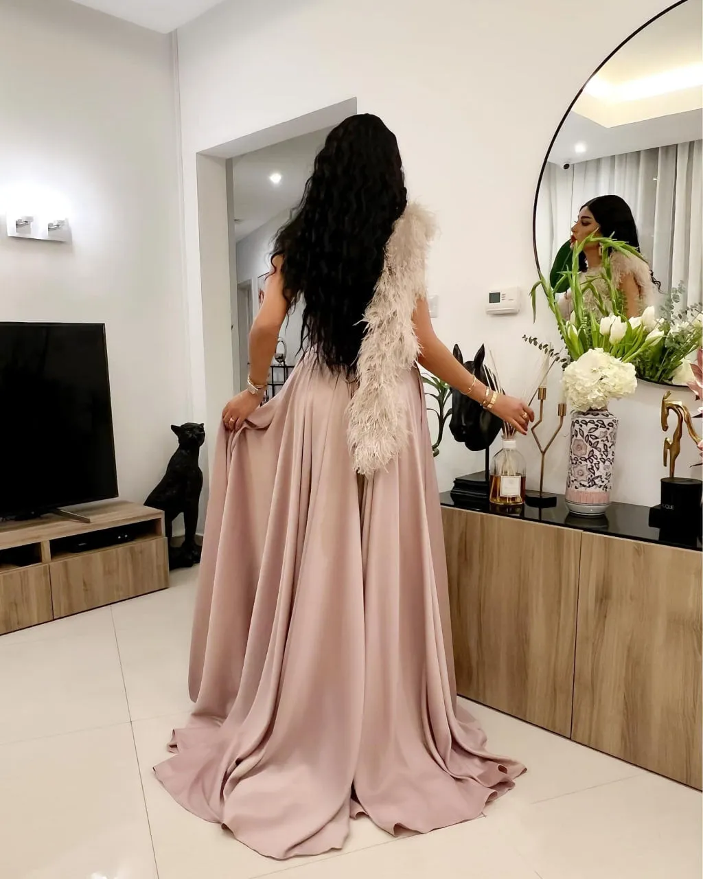 Ayla Feathers Dress