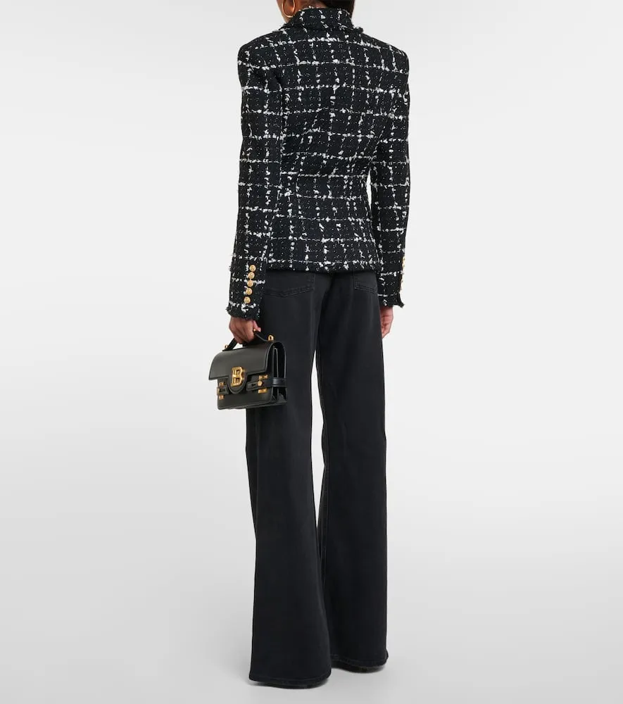 Balmain Checked tweed blazer