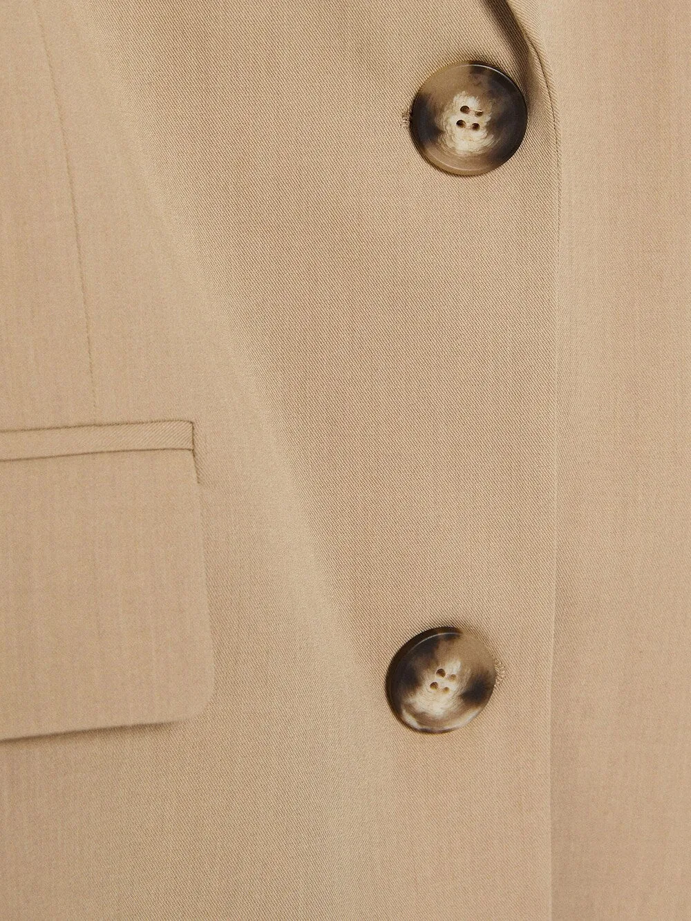 Bershka blazer, taupe
