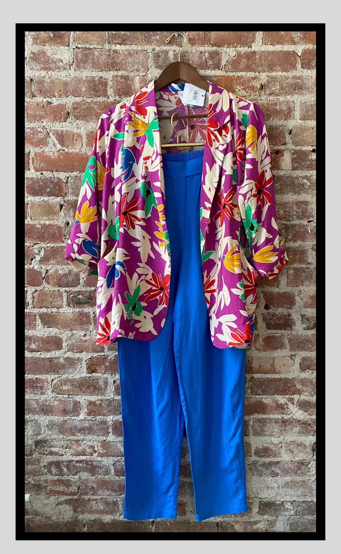 Blue Classic Pants