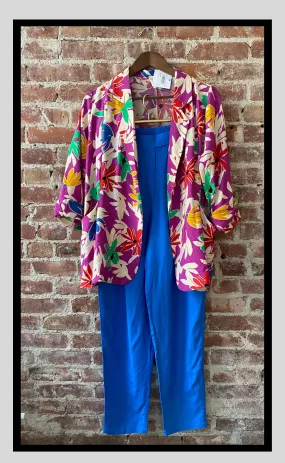 Blue Classic Pants