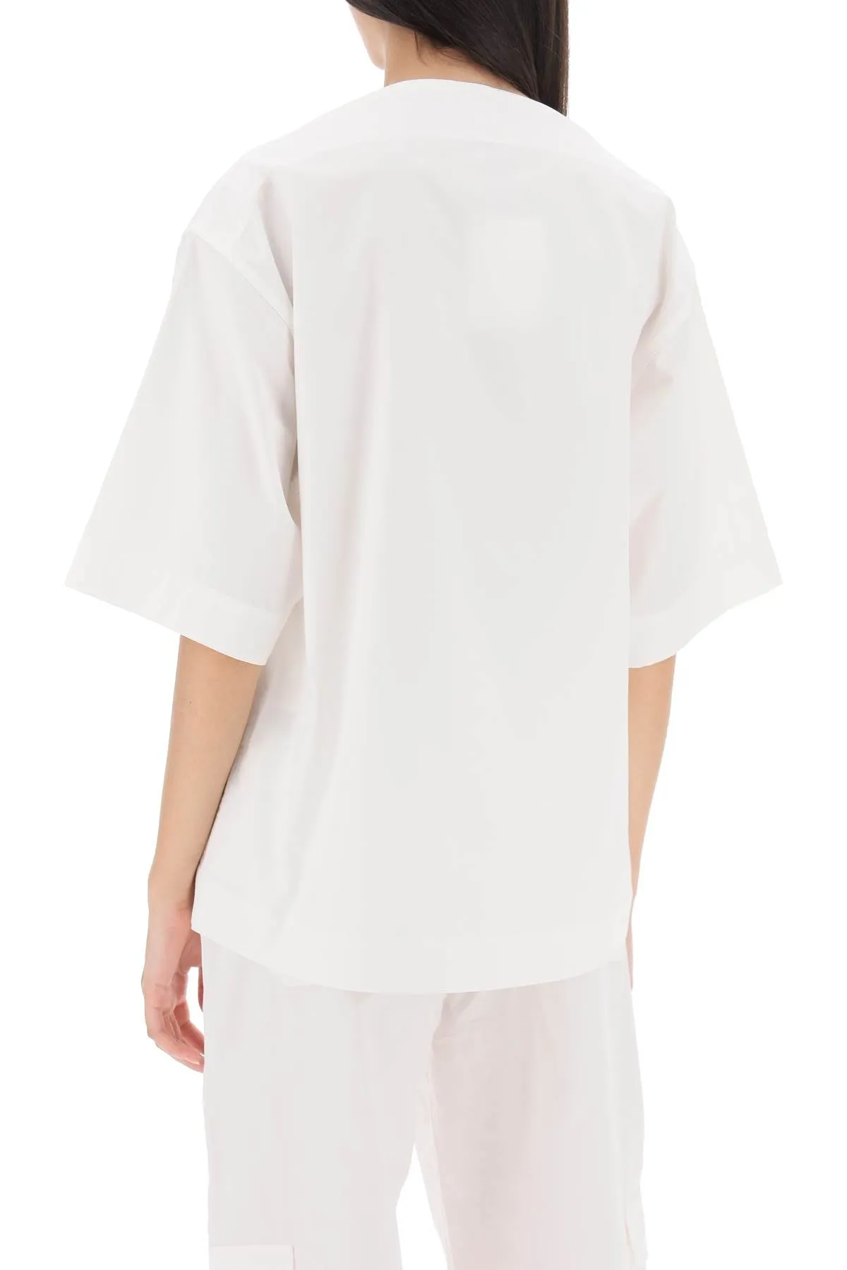 boxy poplin top