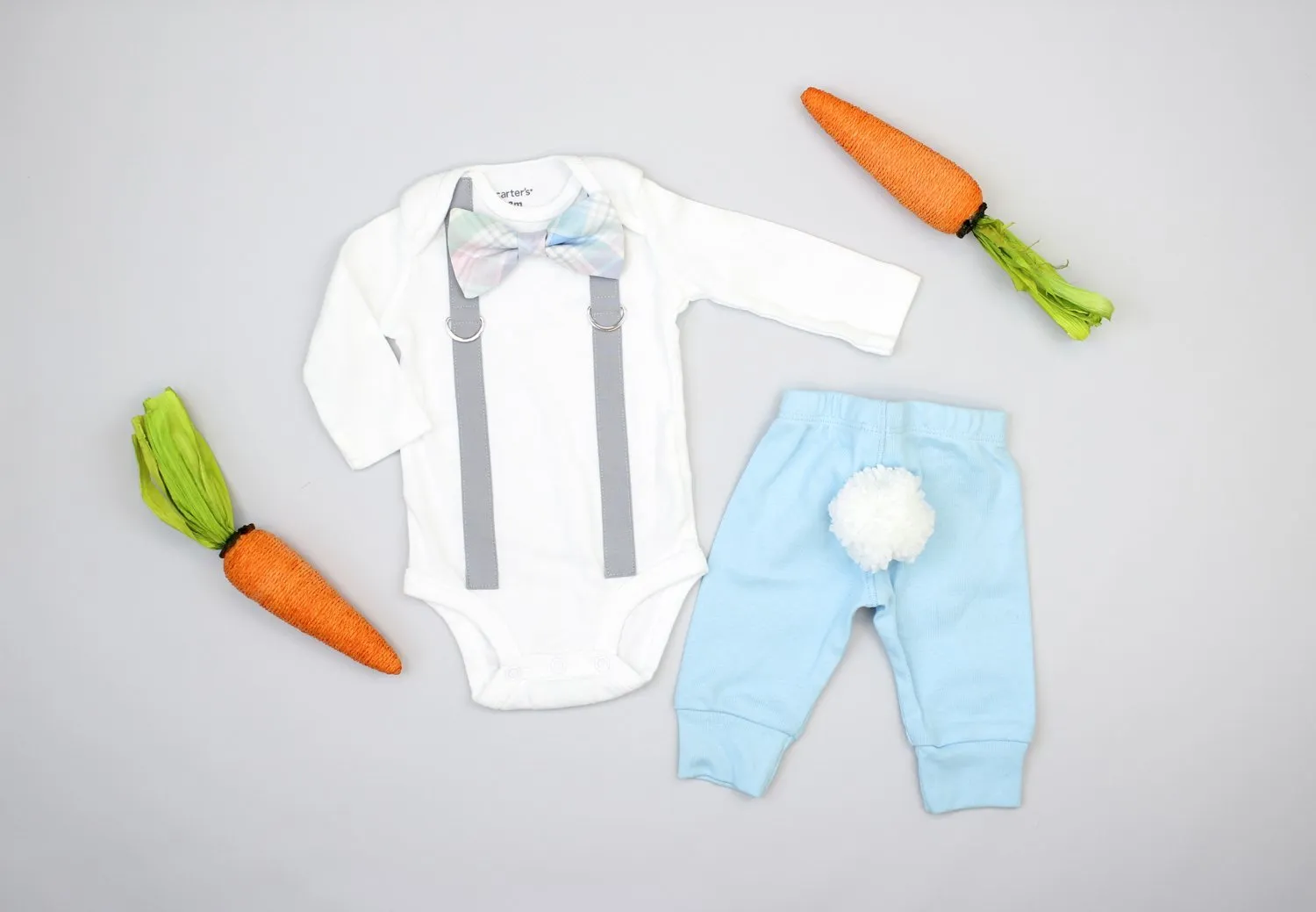 Bunny Tail Pants | Light Blue