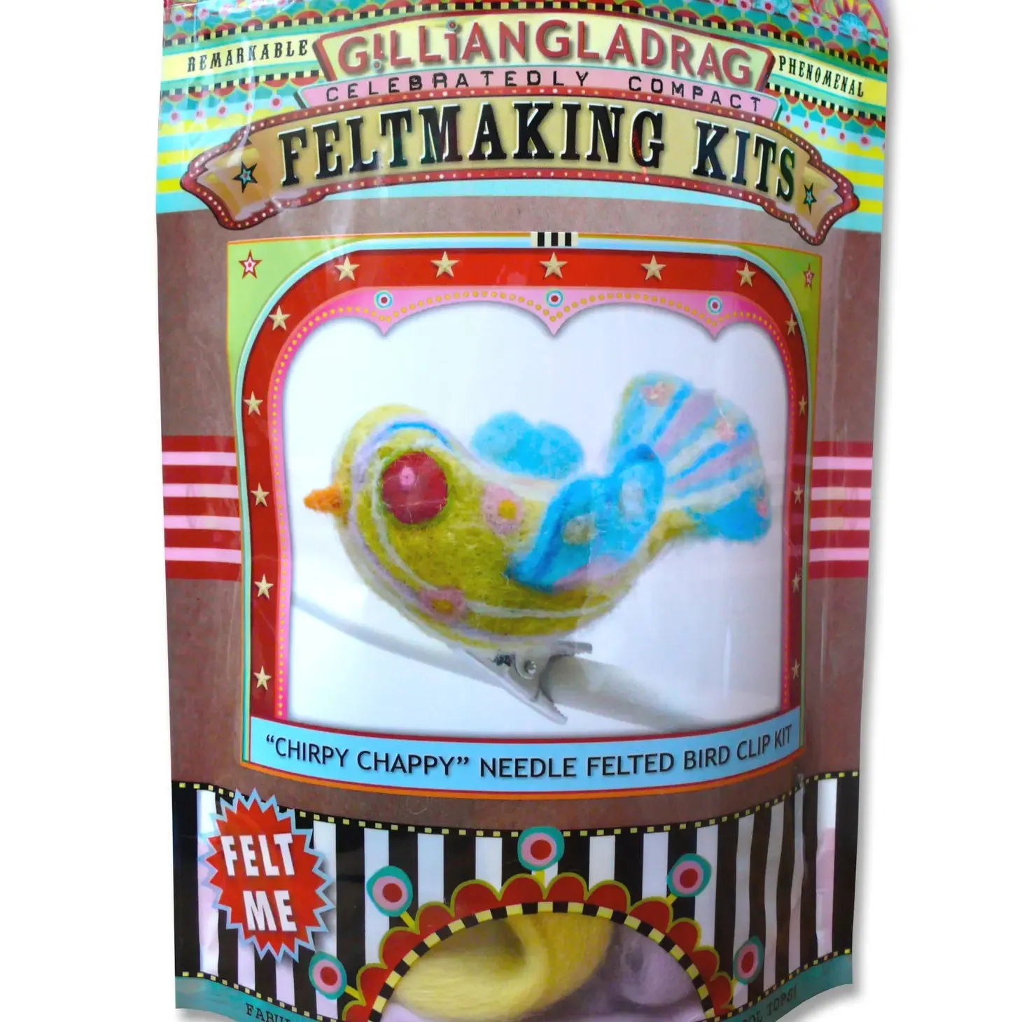 Chirpy Chappy Bird Needle Felting Kit