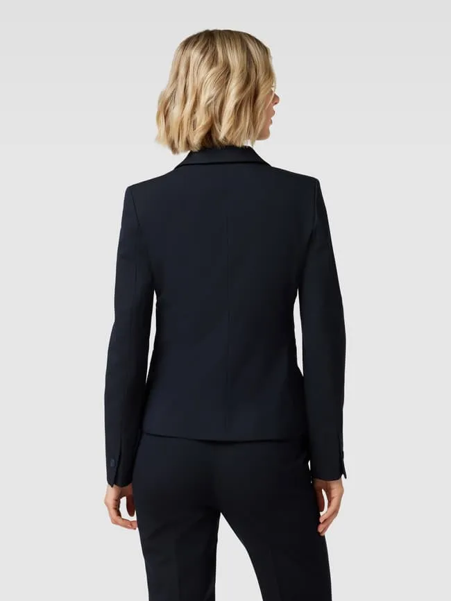 Christian Berg Blazer with Piped Pockets, Navy
