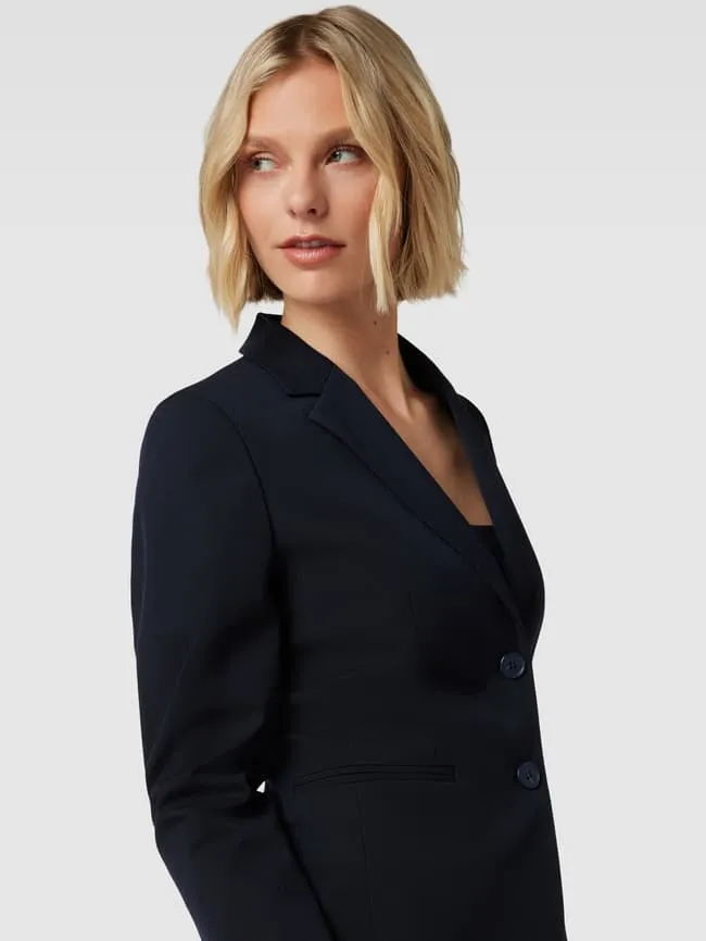 Christian Berg Blazer with Piped Pockets, Navy