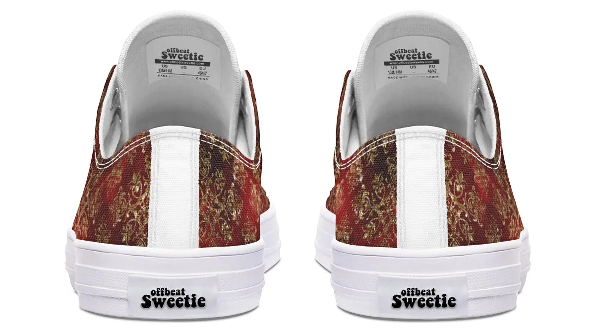 Christmas Wrapping Paper Low Tops