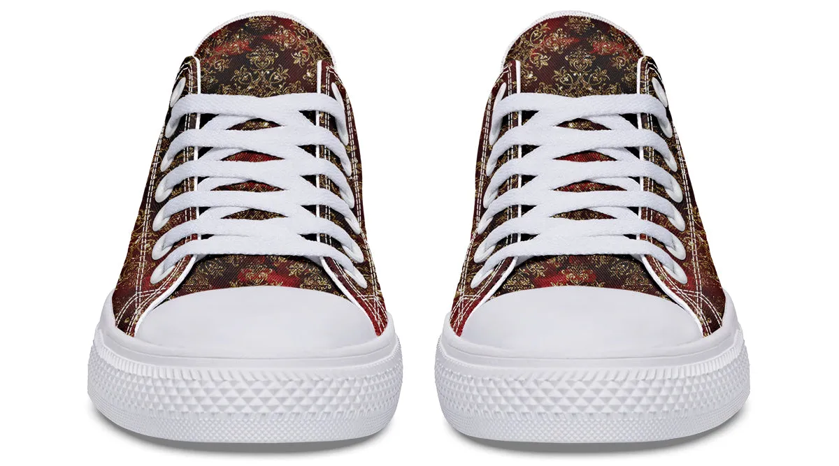 Christmas Wrapping Paper Low Tops