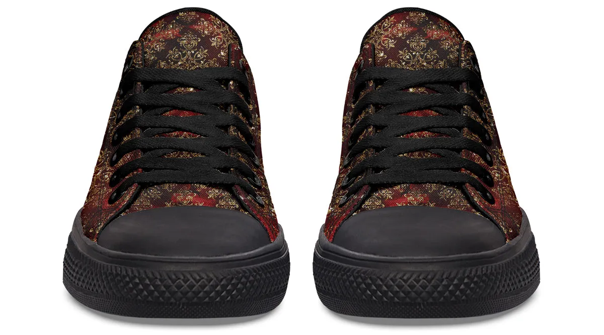 Christmas Wrapping Paper Low Tops