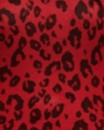 City Chic Women's Plus Trendy Leopard Print Sweater Red Size X-Small | Red