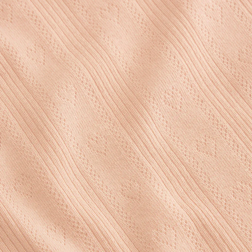 Dusty Blush Pointelle Leggings
