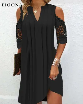 Elegant Lace Sleeves Party Dress