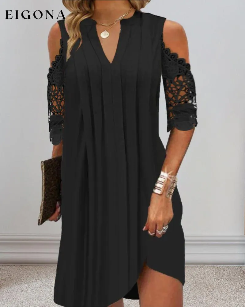 Elegant Lace Sleeves Party Dress