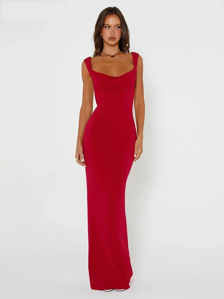 Elegant Mermaid Backless Gown - Evening Dress