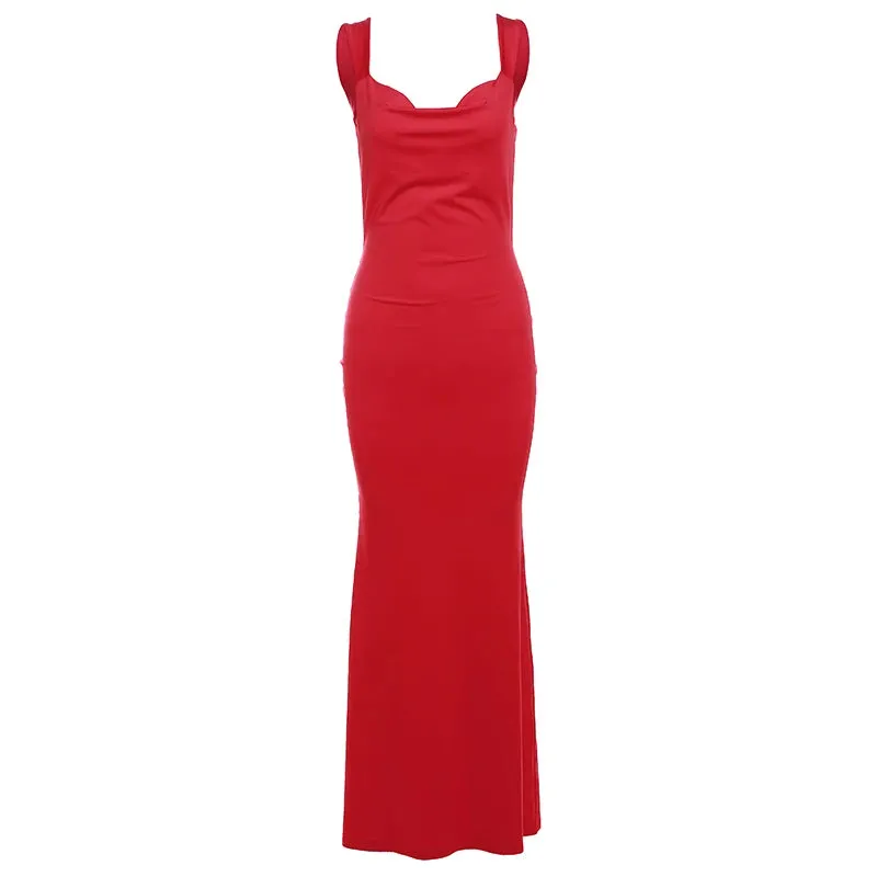Elegant Mermaid Backless Gown - Evening Dress