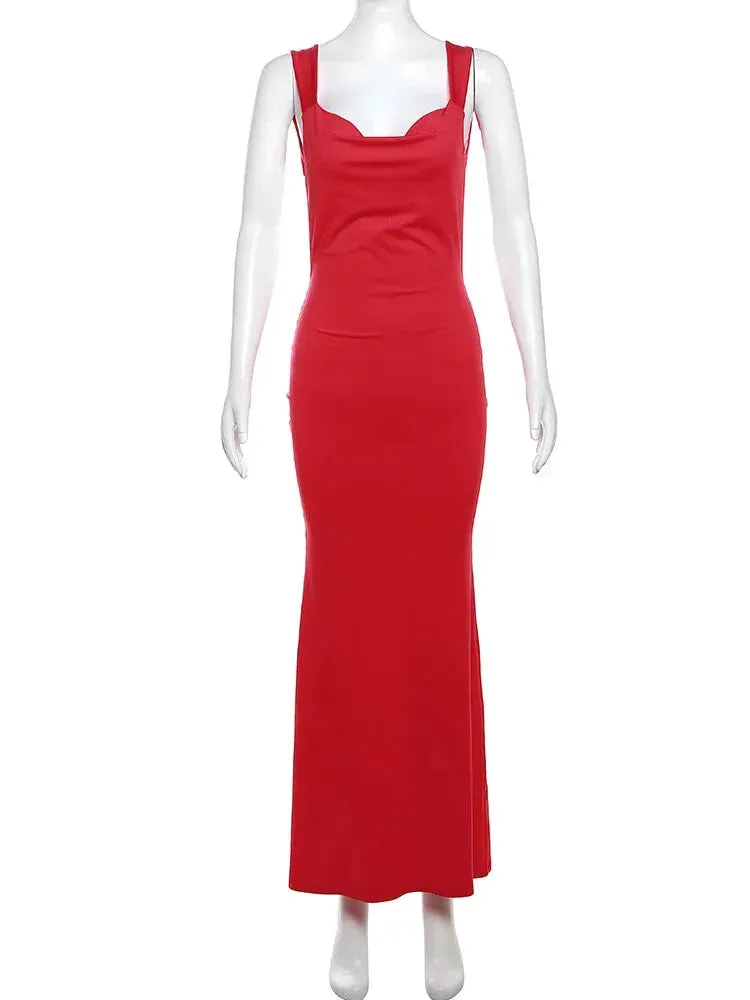 Elegant Mermaid Backless Gown - Evening Dress