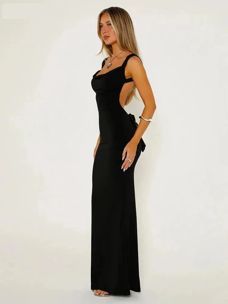 Elegant Mermaid Backless Gown - Evening Dress
