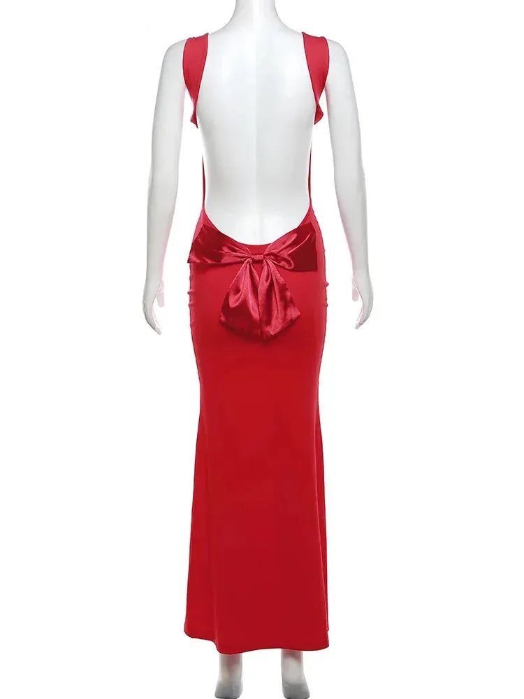 Elegant Mermaid Backless Gown - Evening Dress