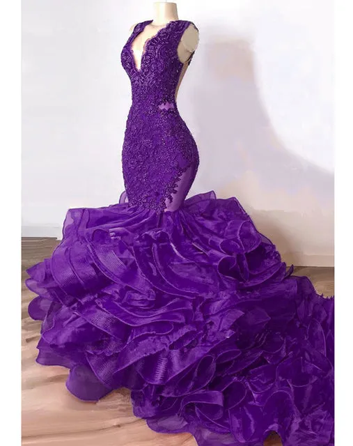 Elegant Royal Blue Prom/ Evening / Party Dress/ gown