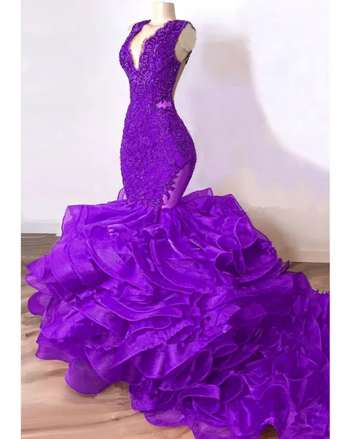 Elegant Royal Blue Prom/ Evening / Party Dress/ gown