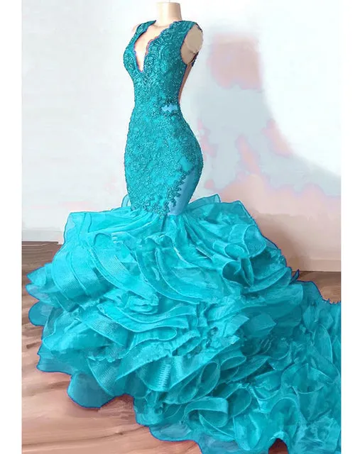 Elegant Royal Blue Prom/ Evening / Party Dress/ gown