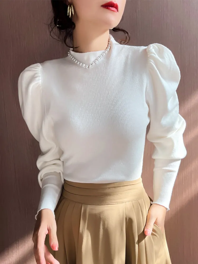 Ella Woman Sweater Turtleneck Slim Fit Sweater