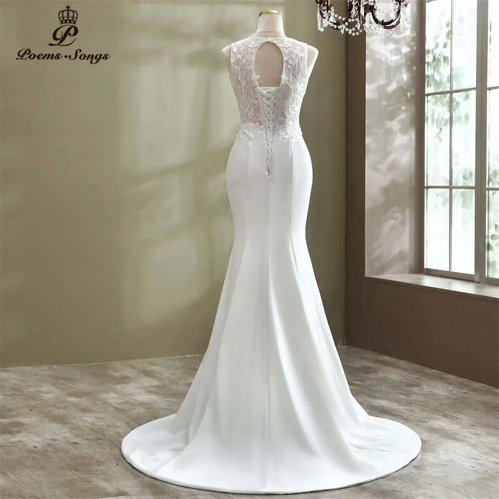 Elysse Elegant Mermaid Style Wedding Dress