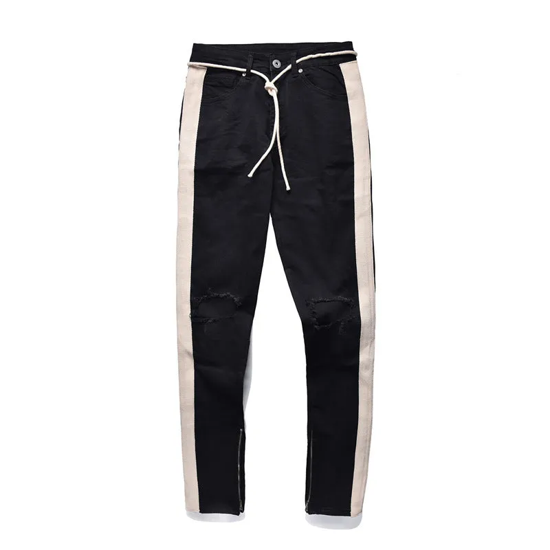 ENE Trendy Men's ripped jeans