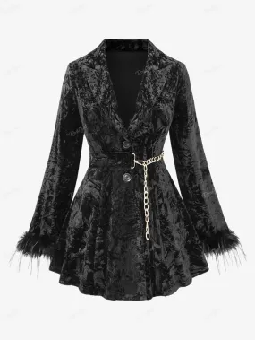 Evanthe - Chic Velvet Jacket for Women