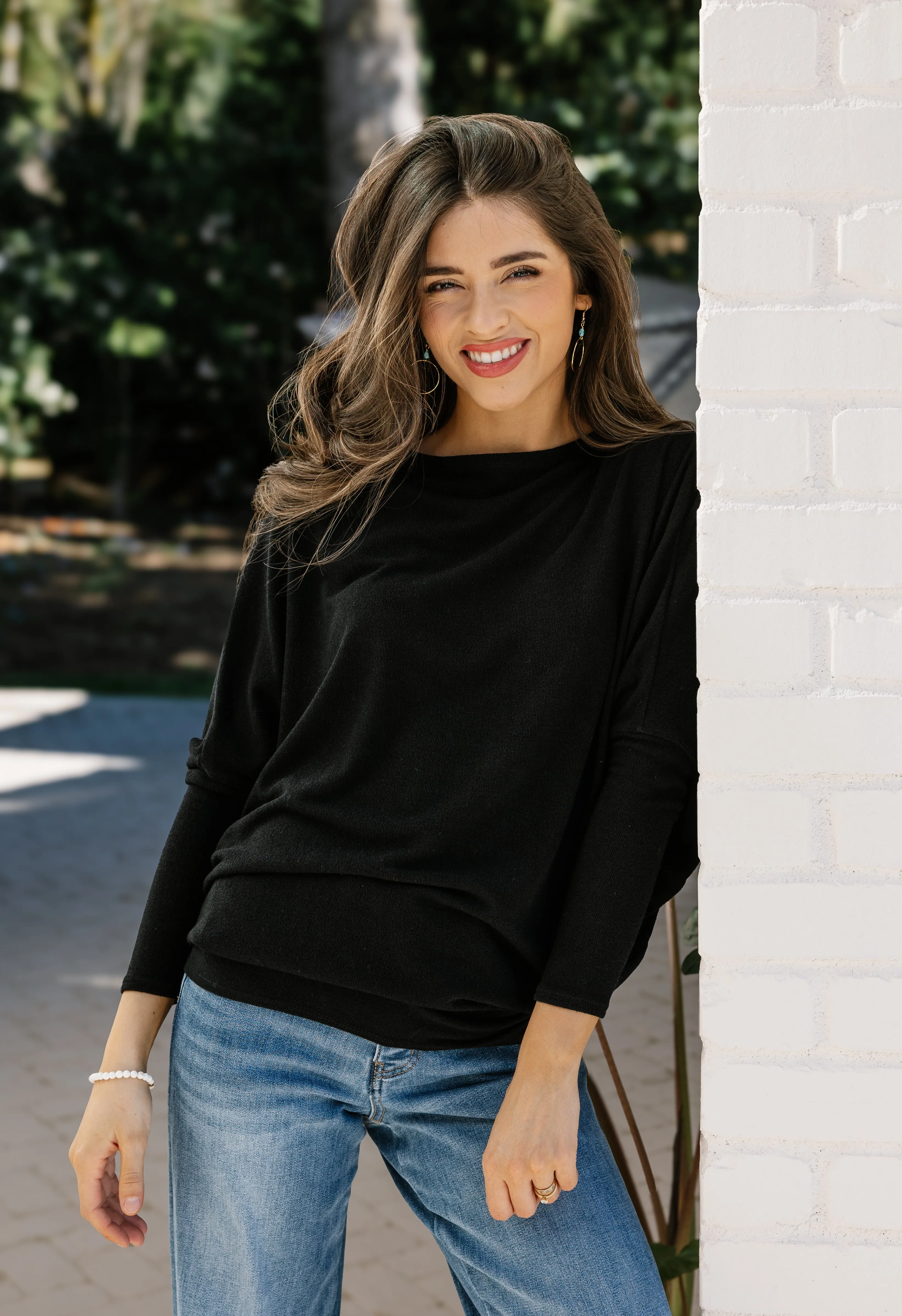 Favorite Comfy Tunic - BLACK