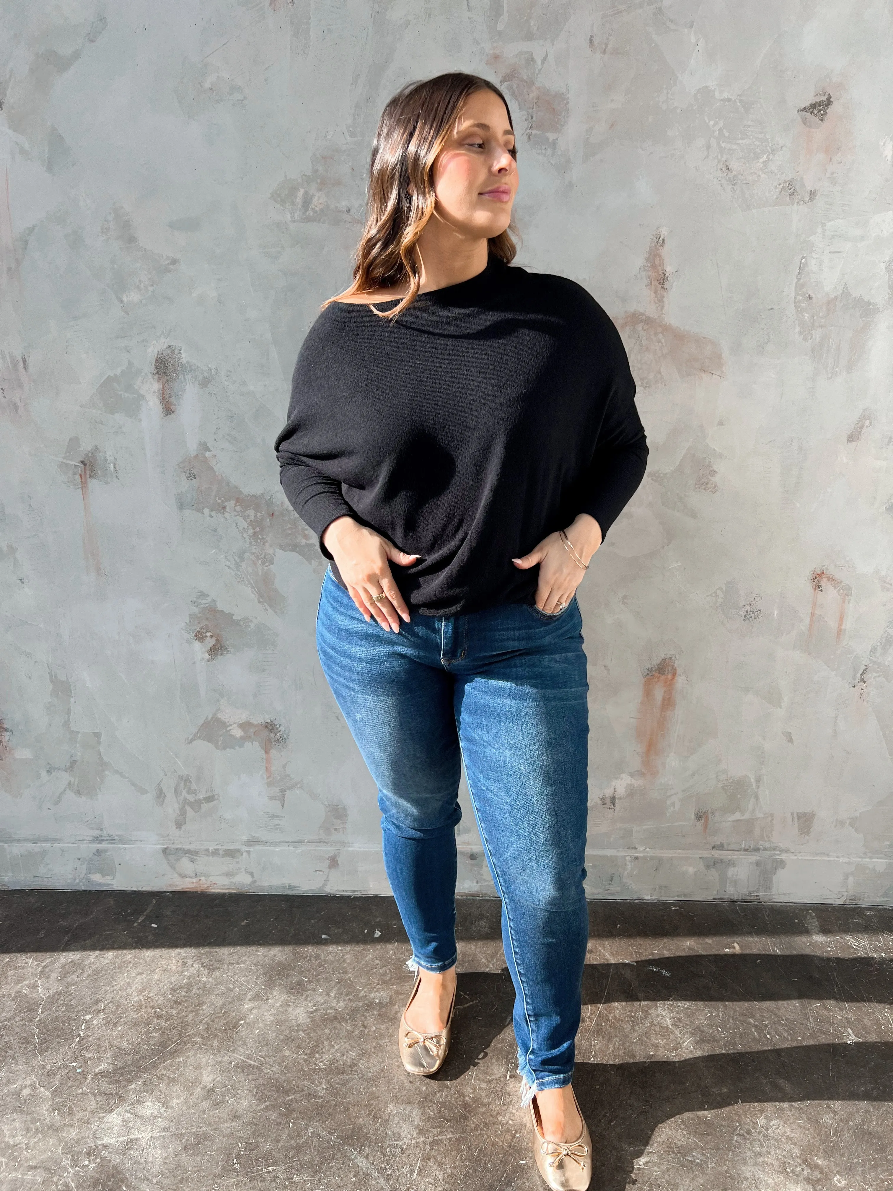 Favorite Comfy Tunic - BLACK