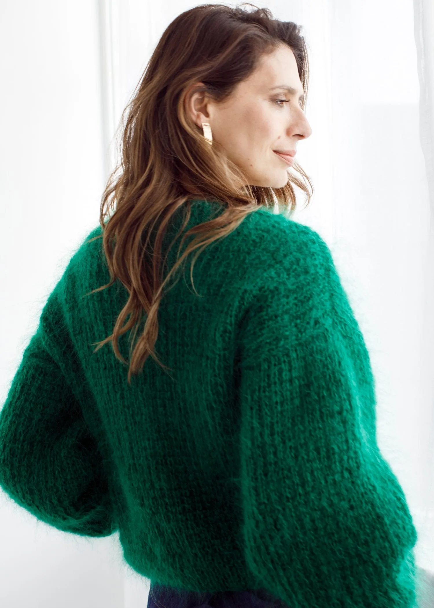 Flock Maya Cardi Verdigris