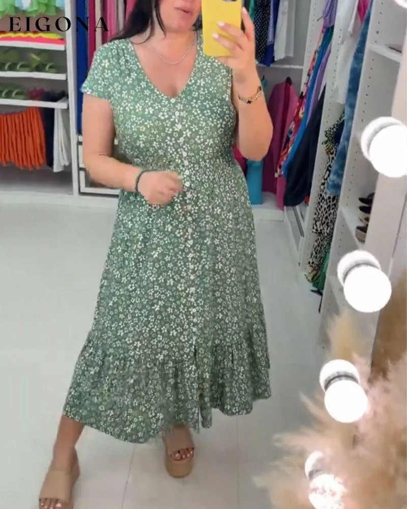 Floral Print Stretchable Dress