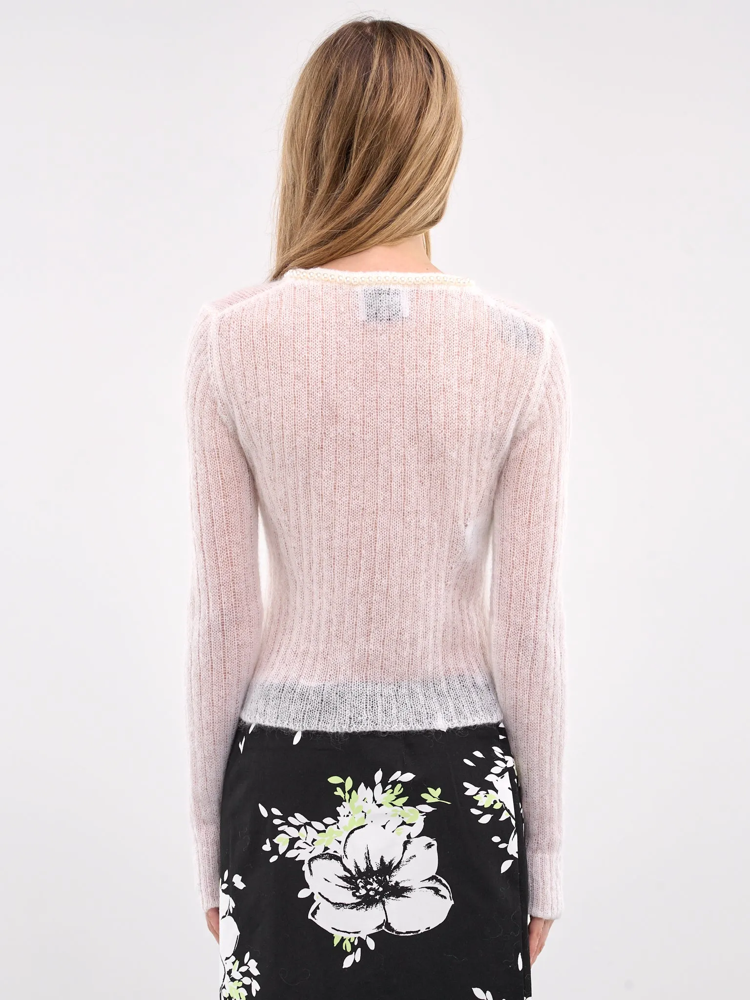 Flower Cardigan (A0909-8703-WHITE)