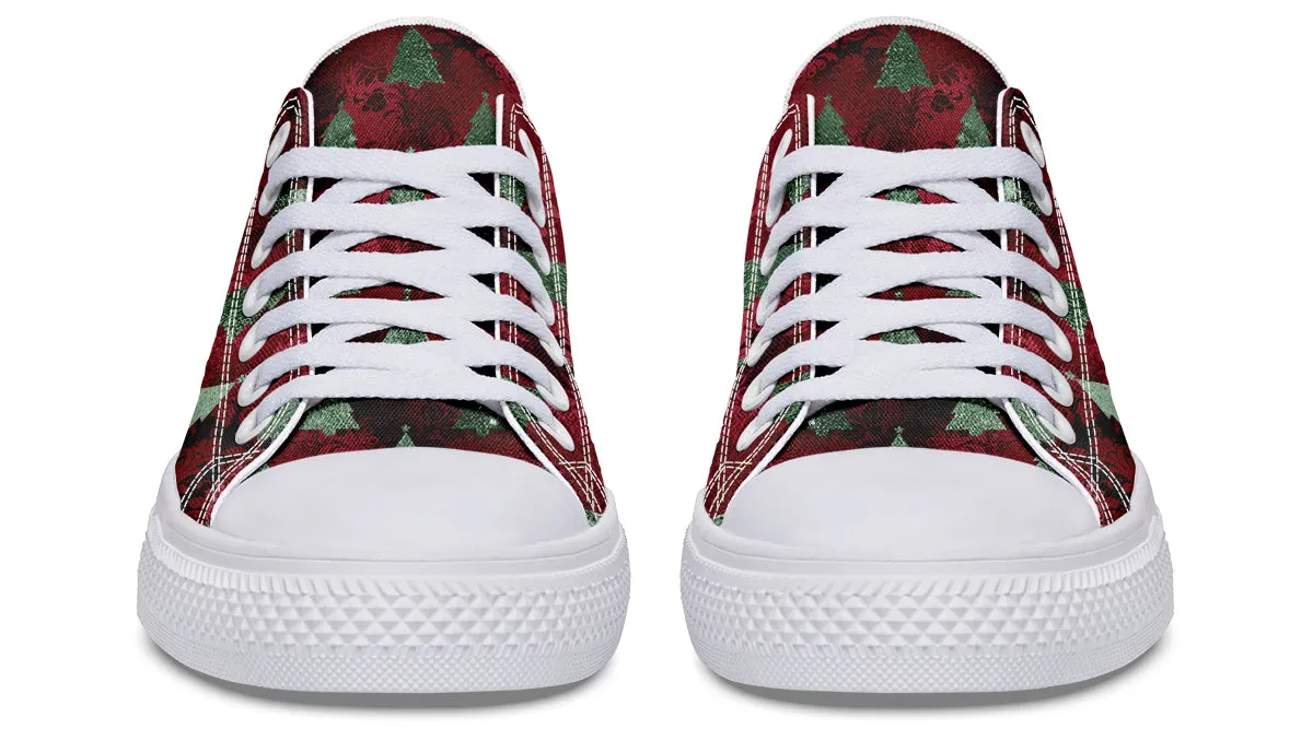 Glam Christmas Low Tops