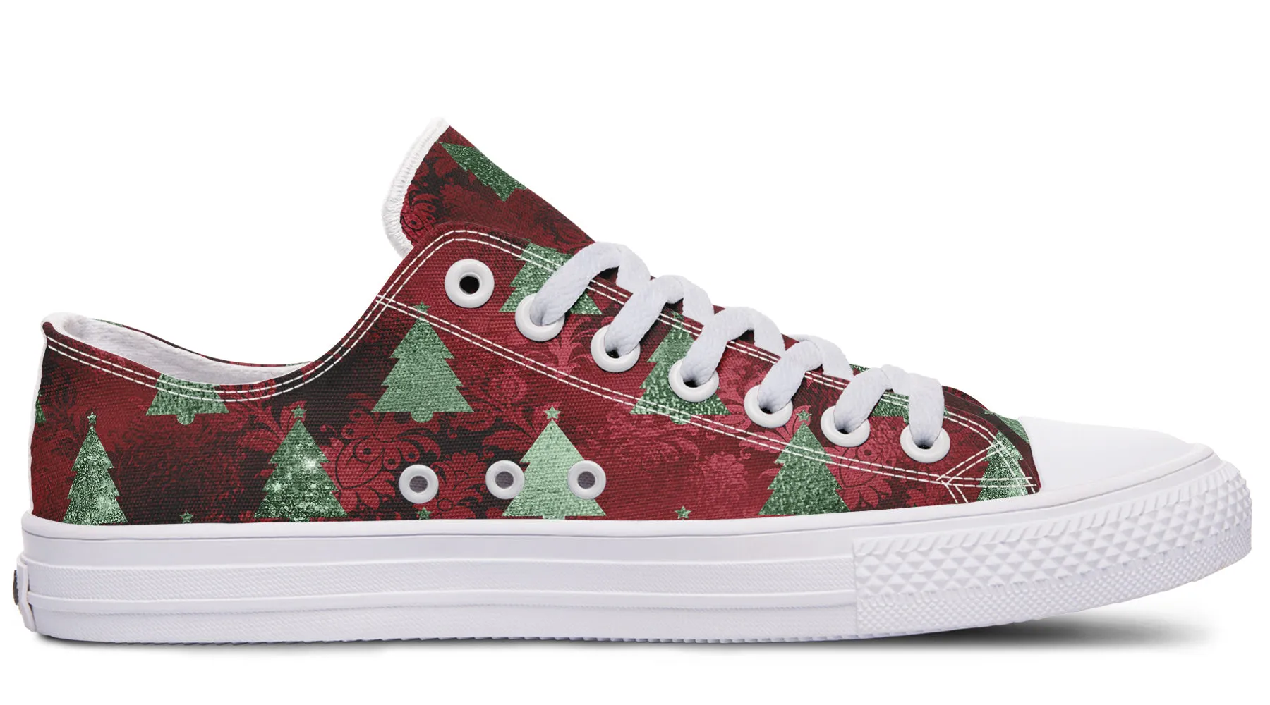 Glam Christmas Low Tops
