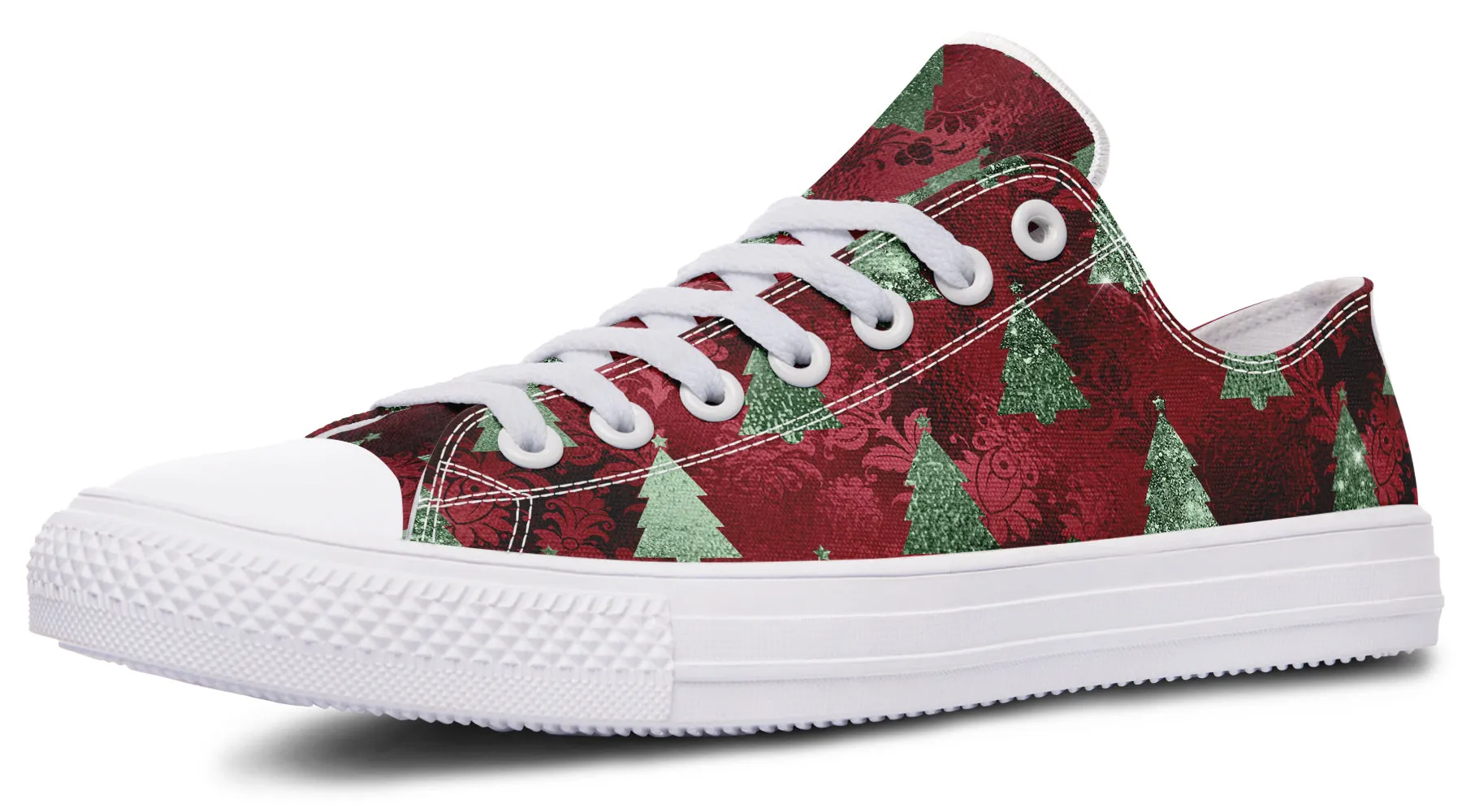 Glam Christmas Low Tops
