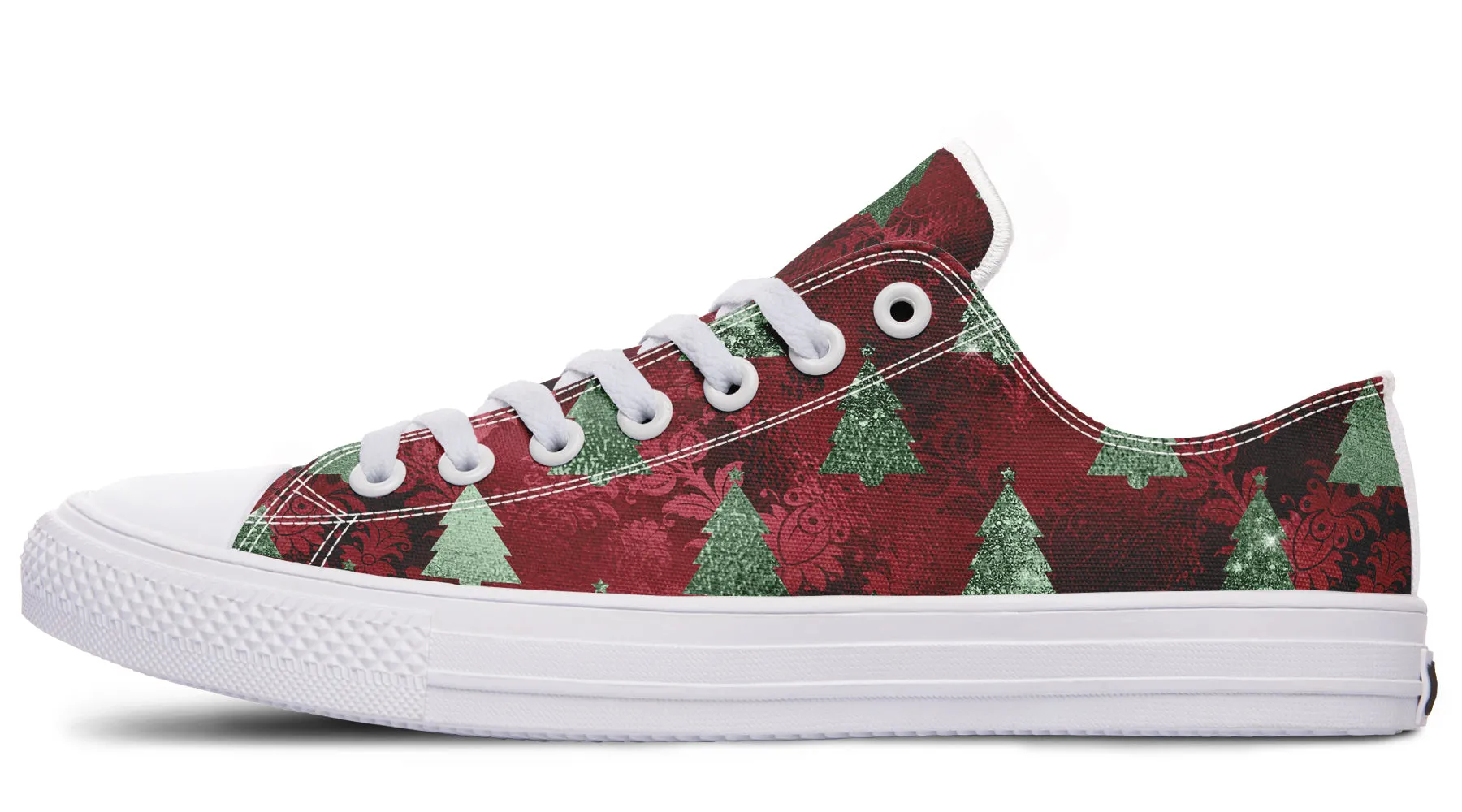 Glam Christmas Low Tops
