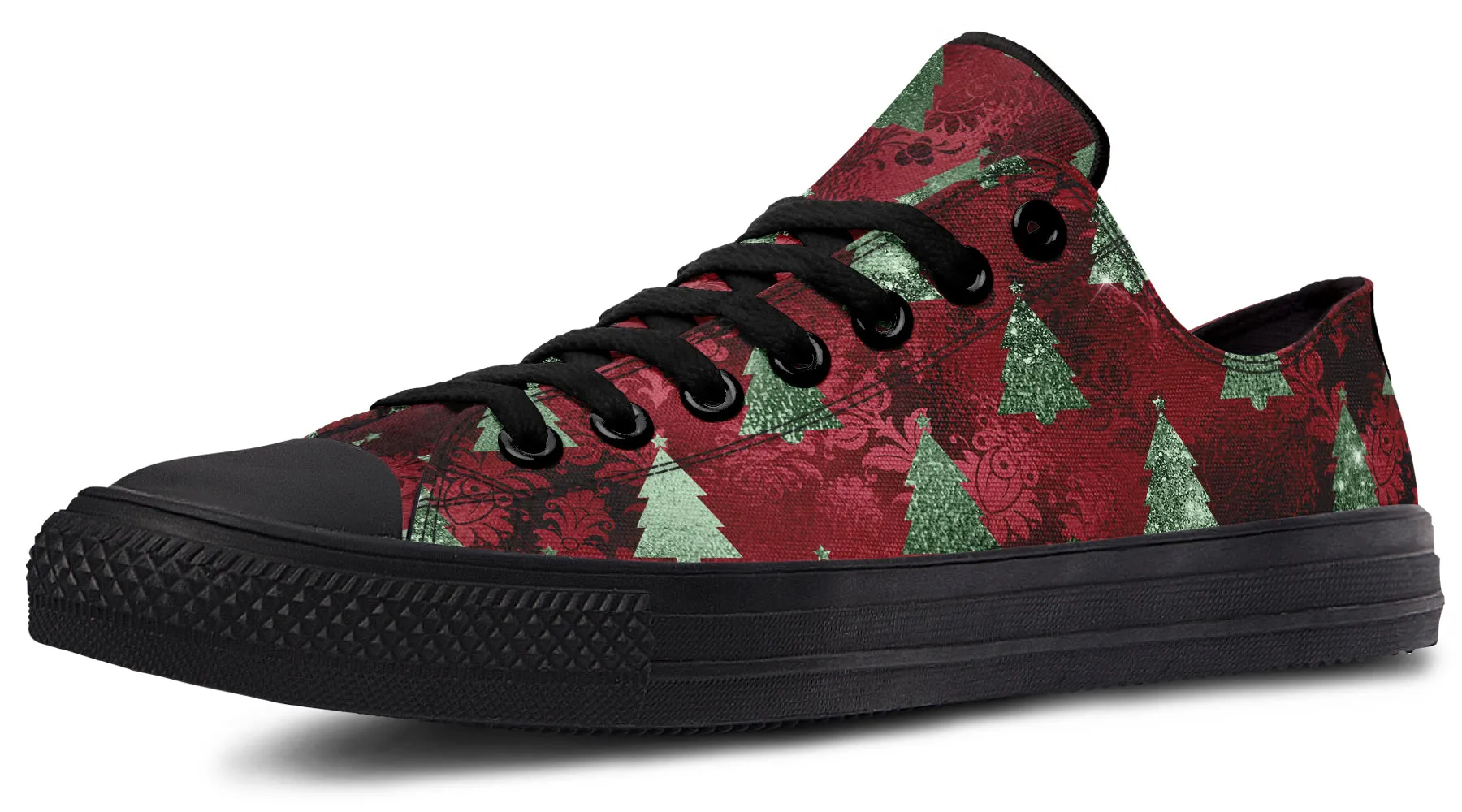 Glam Christmas Low Tops