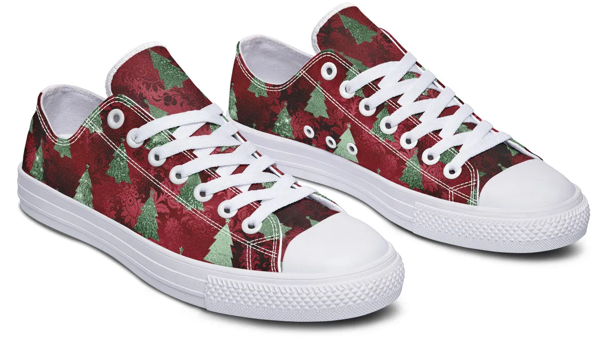 Glam Christmas Low Tops