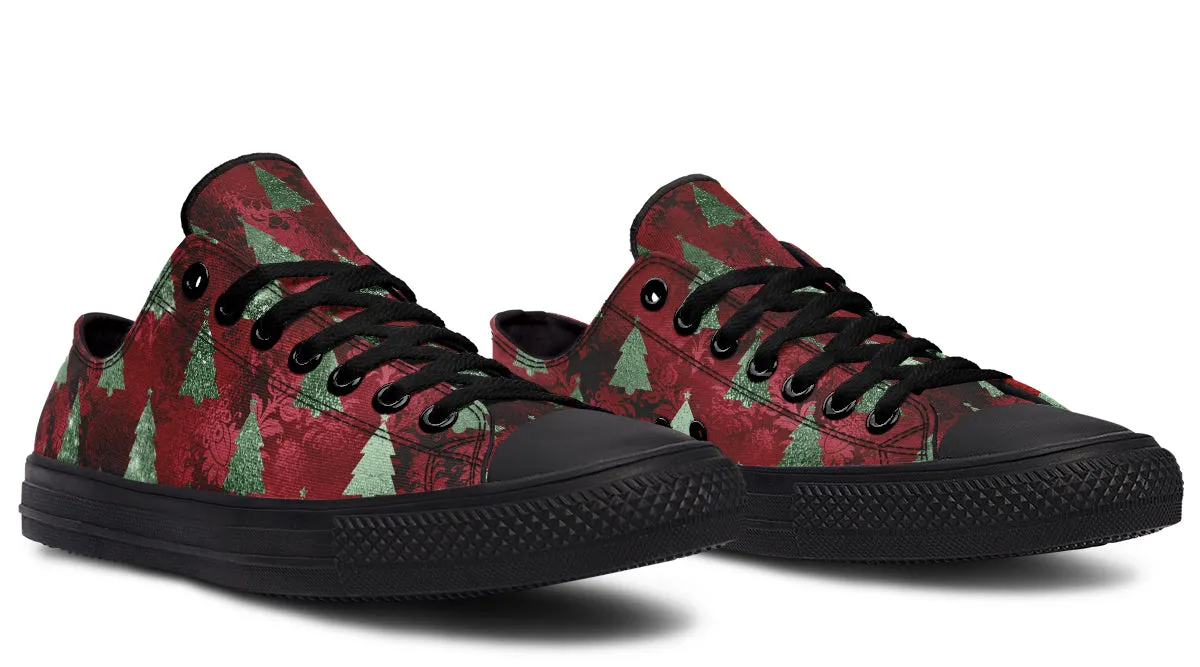 Glam Christmas Low Tops