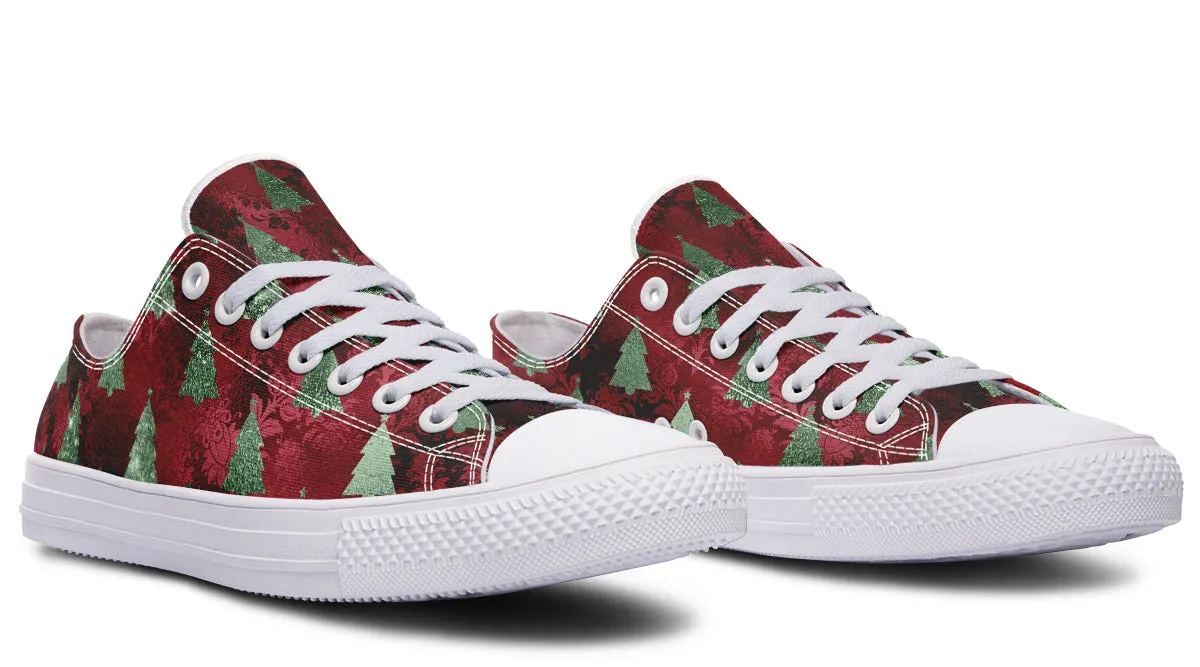 Glam Christmas Low Tops