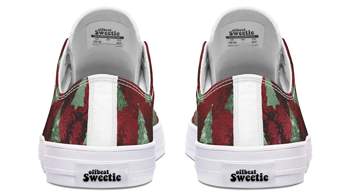 Glam Christmas Low Tops
