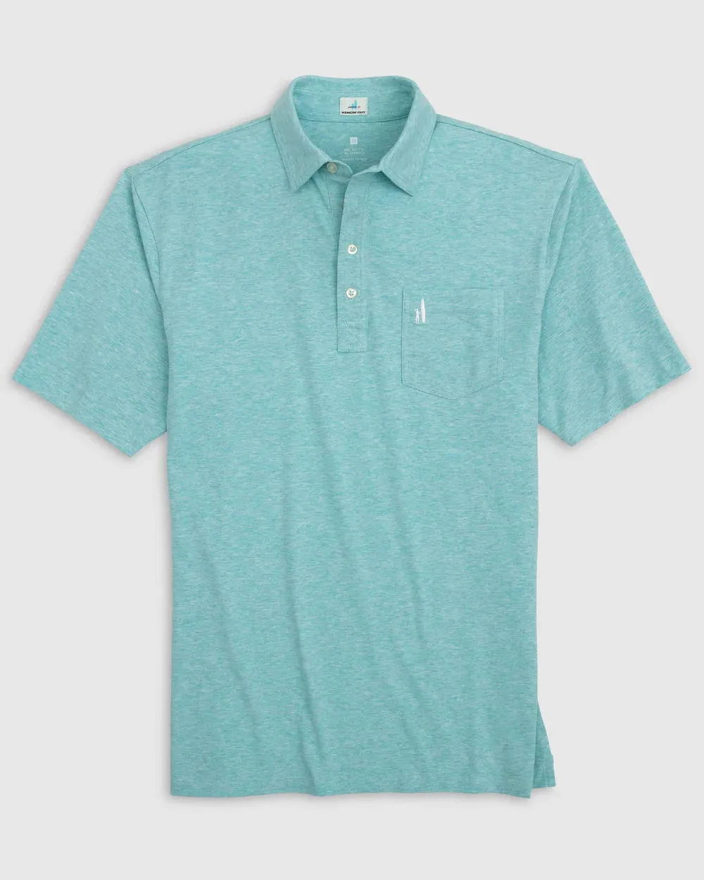Heathered Original Polo (Blue Crush)