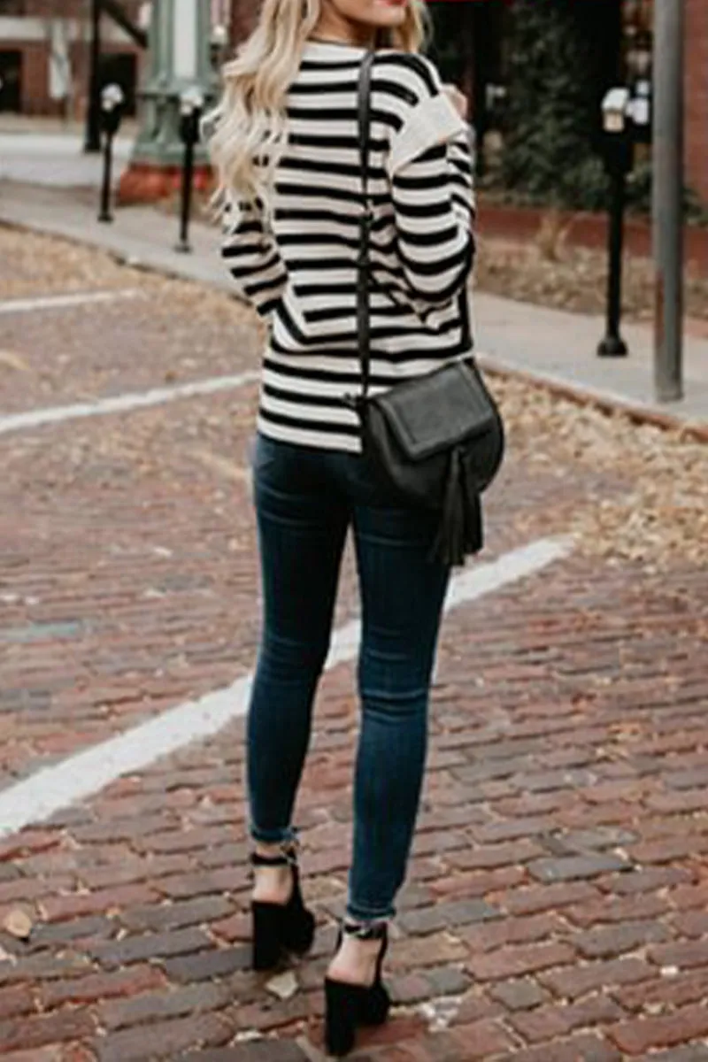 HTR1319 Parisian Stripes Sweater
