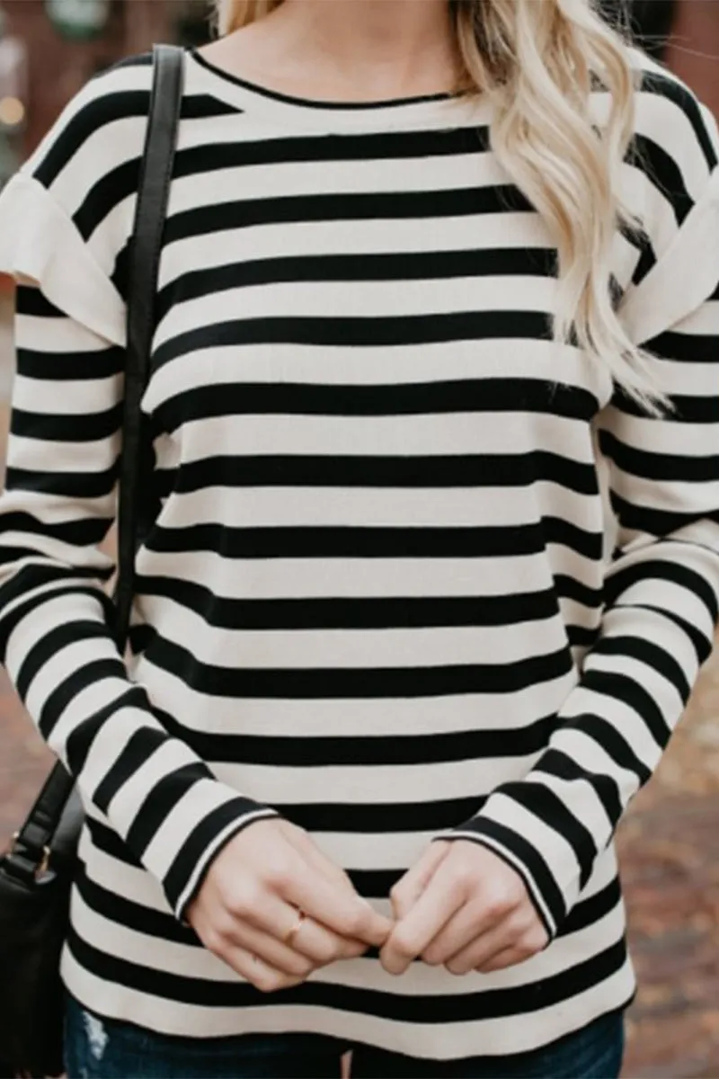 HTR1319 Parisian Stripes Sweater