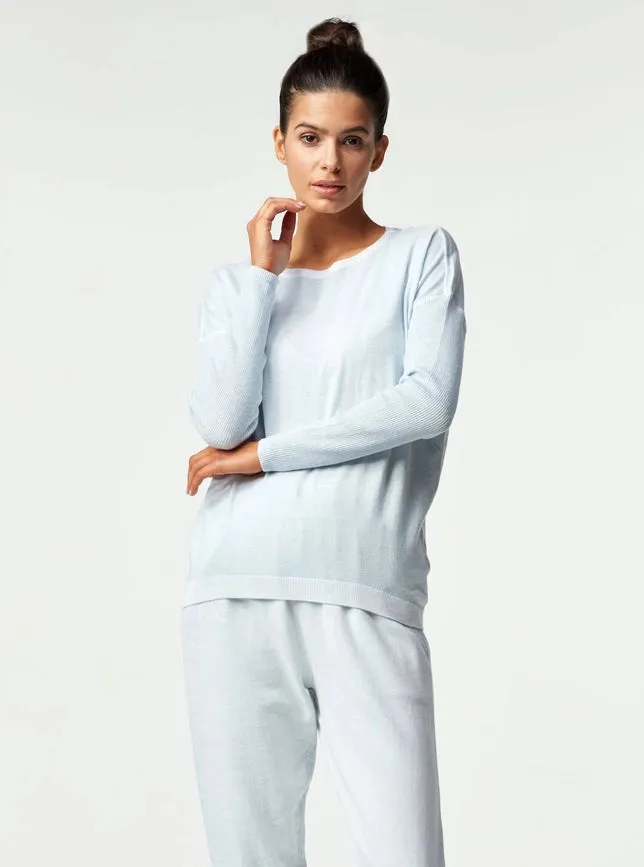 Huntress Boyfriend Sweater BALLAD BLUE